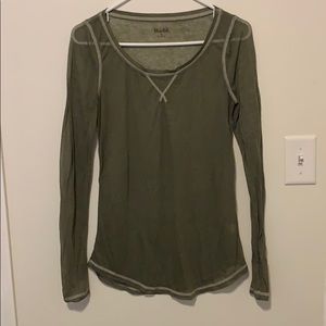Mudd Sheer Long Sleeve Top